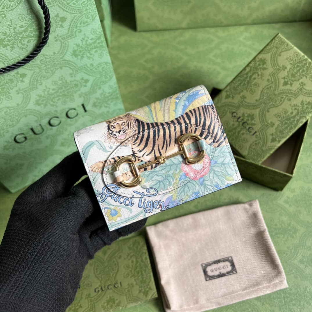 Best Replica Gucci Horsebit 1955 Card Holder 621887 Replica Wallet - Colareps