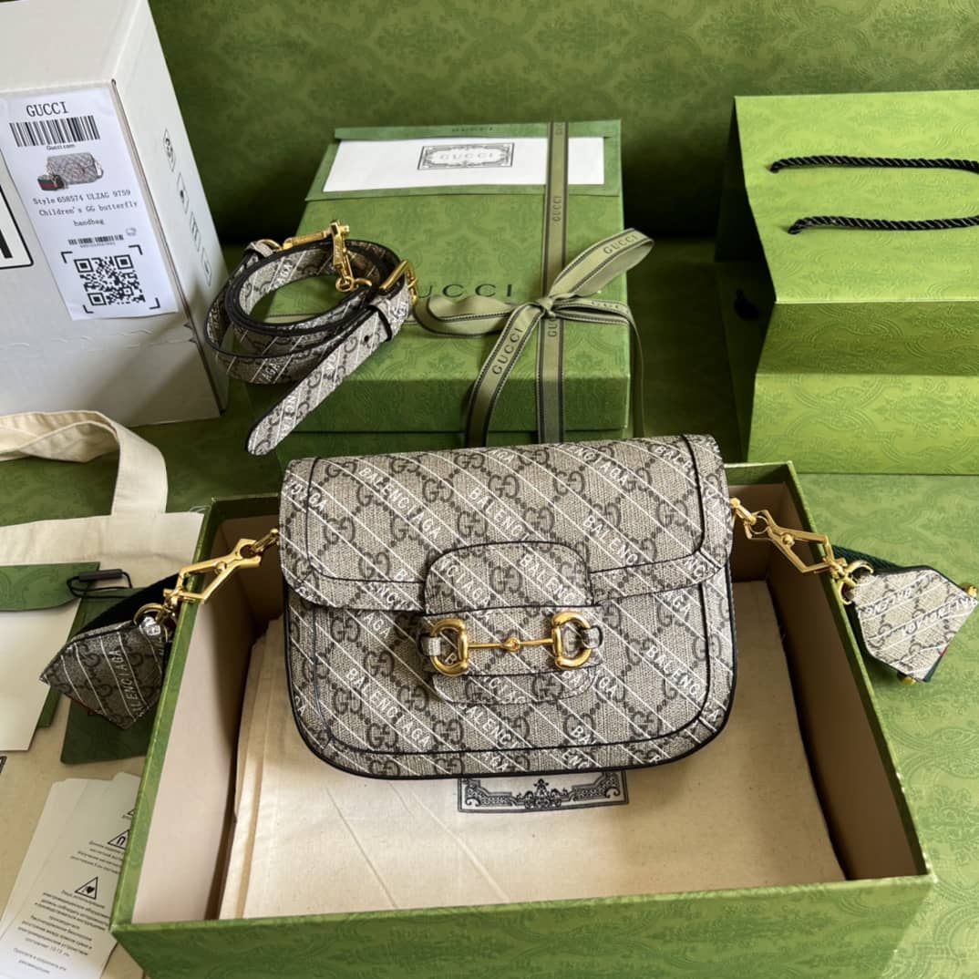 Best Replica Gucci 1955 Horsebit Supreme GG Canvas Mini Shoulder Bag Replica 658574 - Colareps