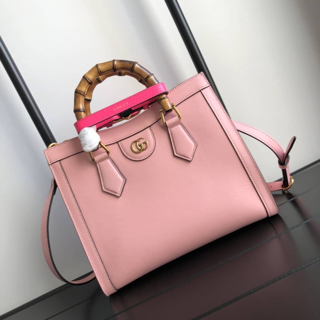 Best Replica Gucci Diana Small Tote Replica Pink 660195 - Colareps