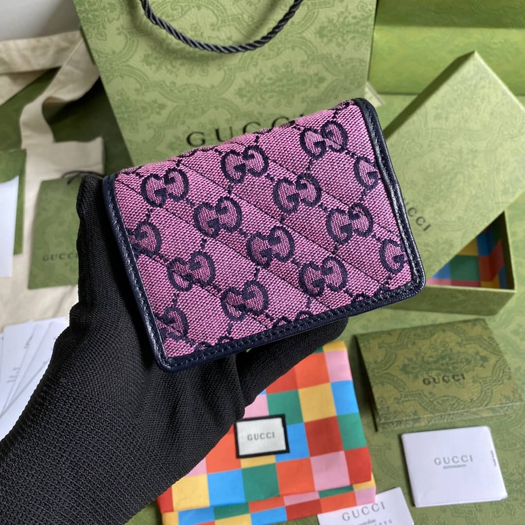 Best Replica Gucci GG Marmont Card Case Replica 466492 - Colareps