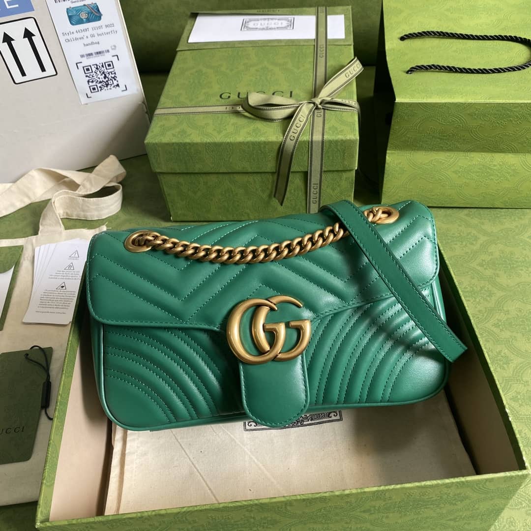 Best Replica Gucci GG Marmont Small Matelassé Leather 443497 Replica Crossbody Bag - Colareps