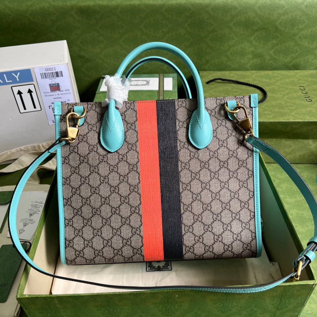 Best Replica Gucci Tiger GG Small Tote Bag 659983 Replica - Colareps