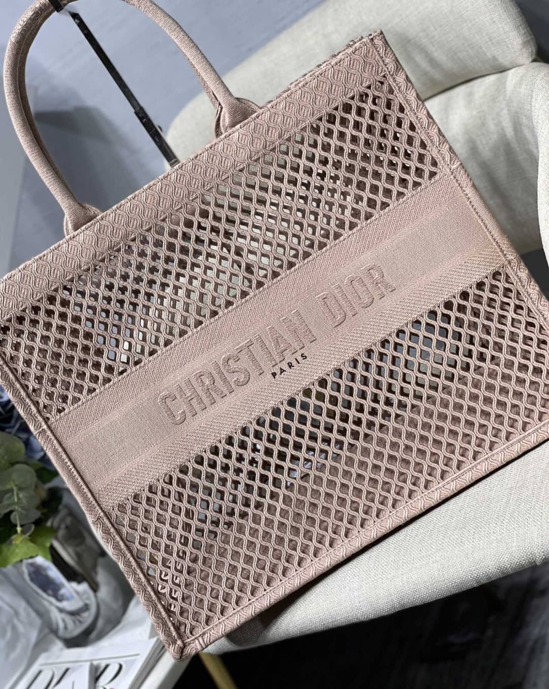 Best Replica Christian Dior Mesh Book Tote Bag Dupe - Colareps