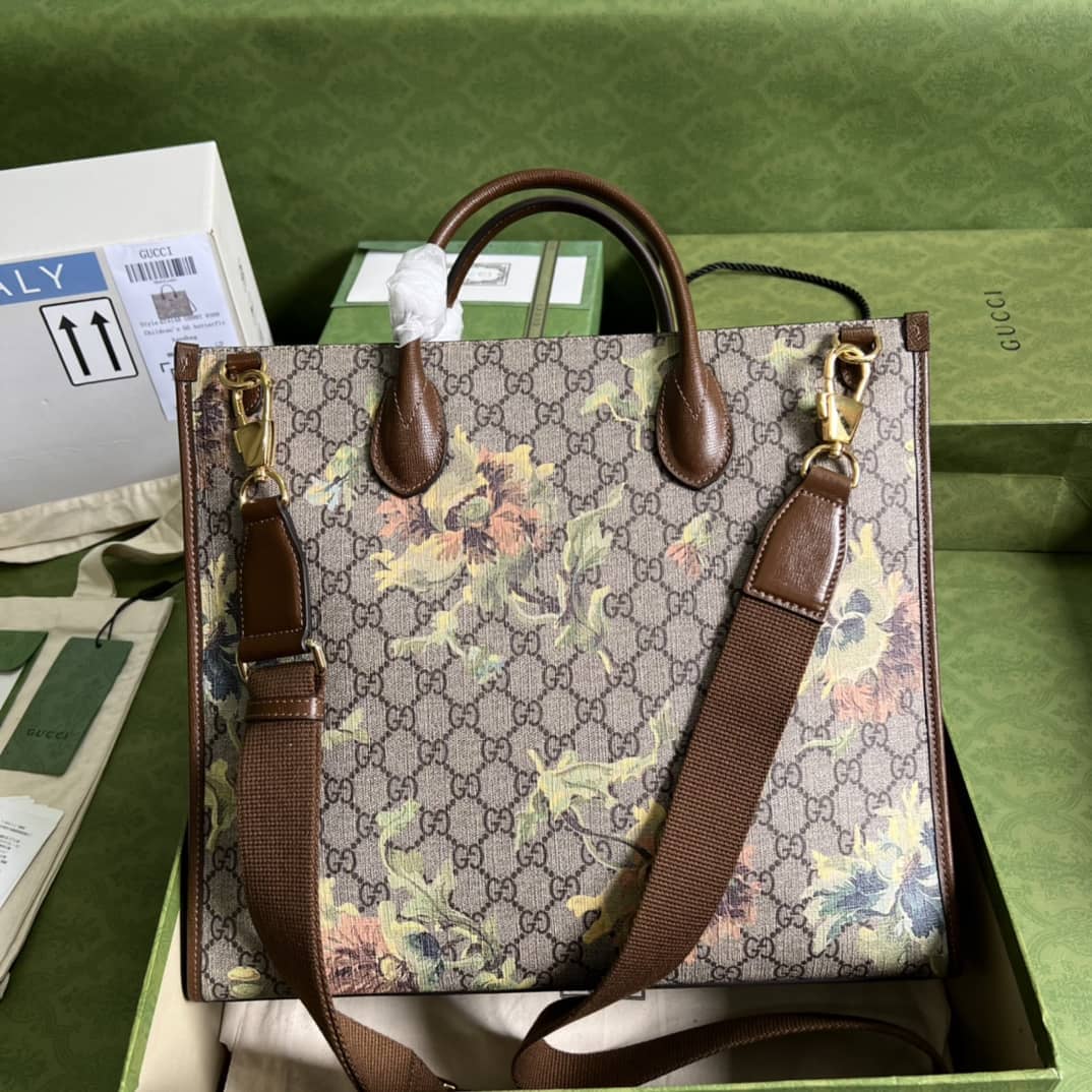 Best Replica Gucci Medium Tote With Geometric Print 674148 Replica Bag - Colareps