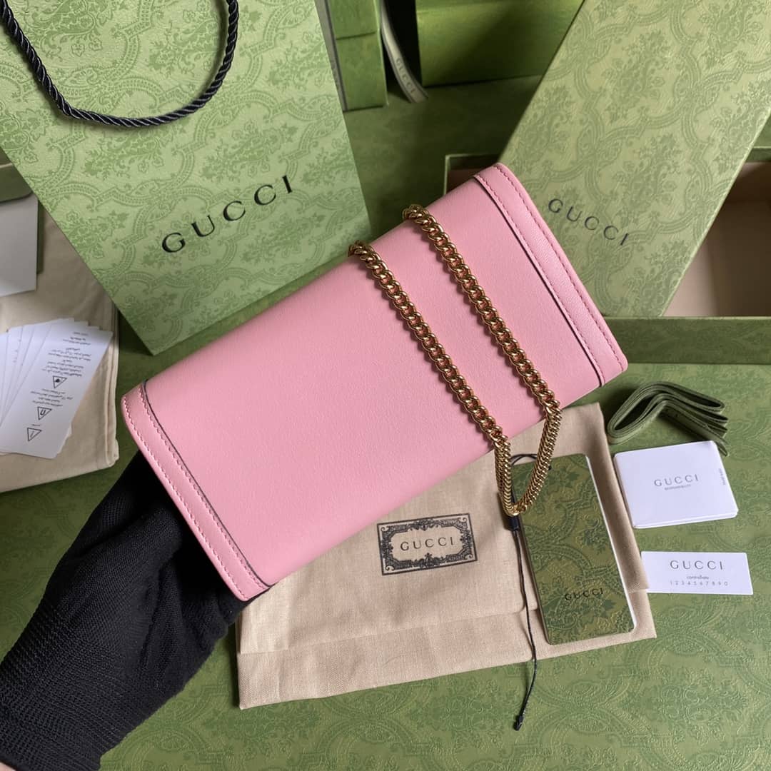Best Replica Gucci Diana Bamboo Chain Wallet Replica 658243 - Colareps