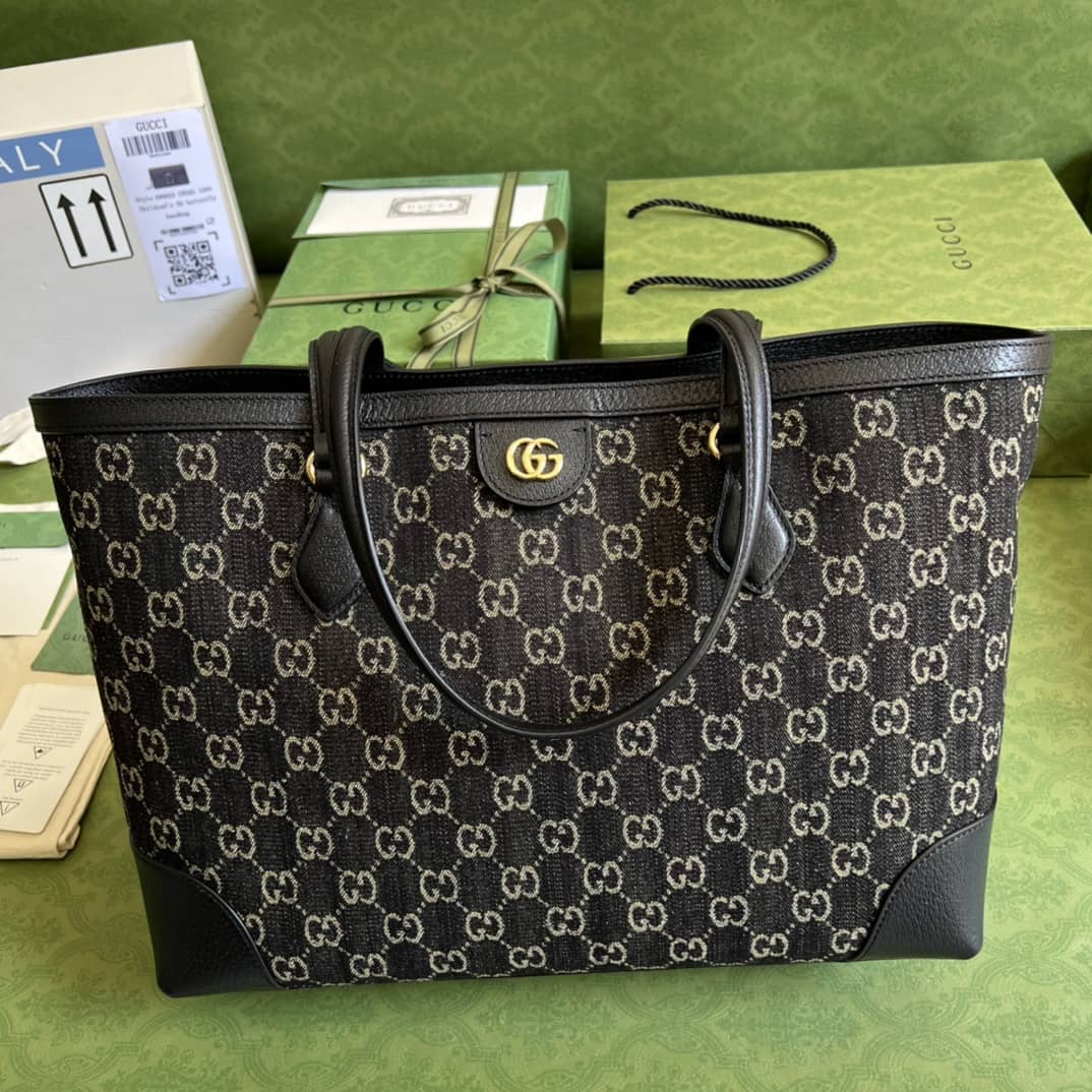 Best Replica Gucci Ophidia Medium Tote With Web Black 631685 Replica - Colareps