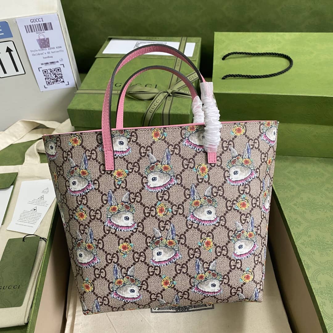Best Replica Gucci Children GG Supreme Tote Replica 410812 - Colareps