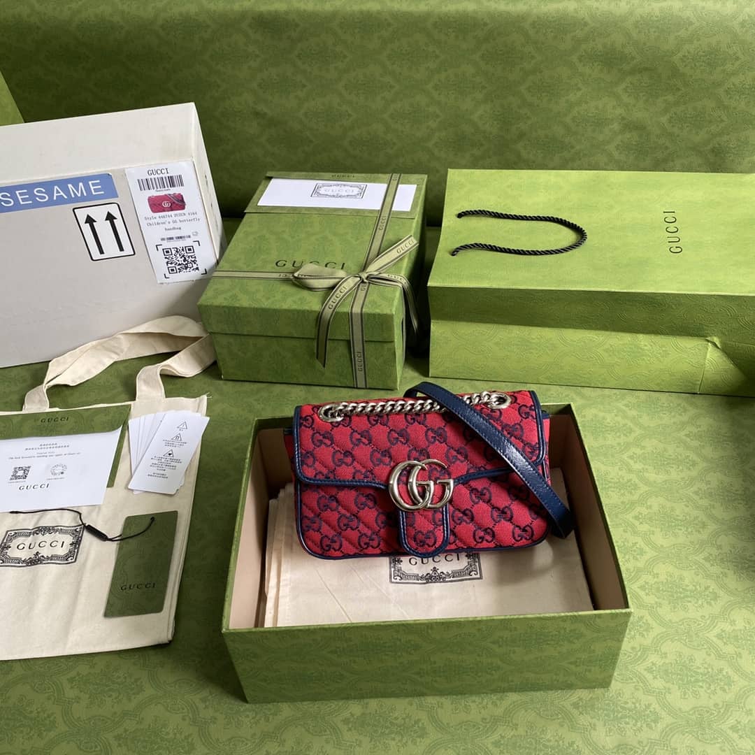 Best Replica Gucci Marmont GG Matelasse Leather Mini Shoulder Bag Replica 446744 - Colareps