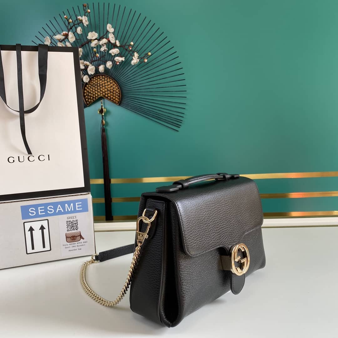 Best Replica Gucci Interlocking G Chain Shoulder Bag Replica 510302 - Colareps