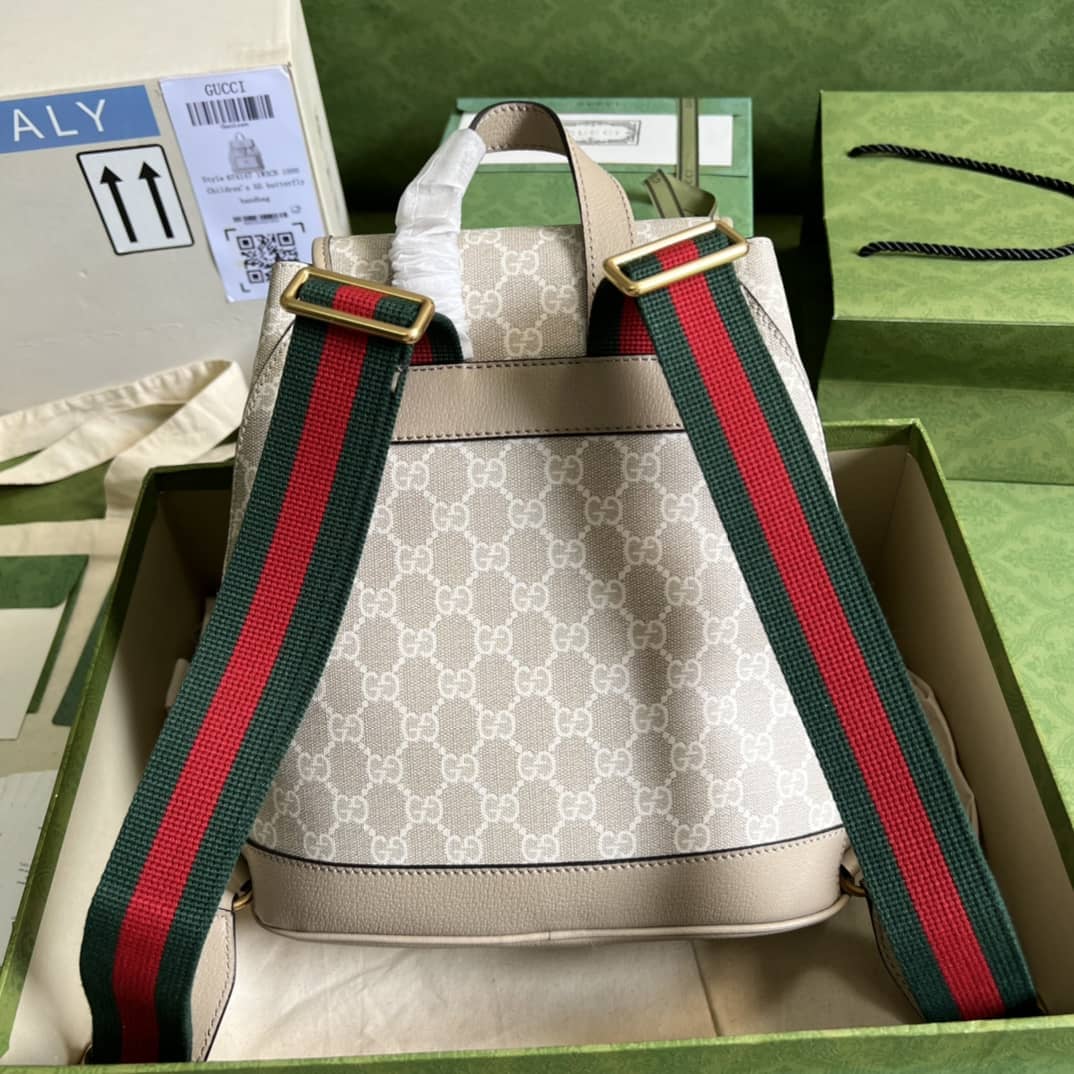 Best Replica Gucci Backpack With Interlocking G White 674147 Replica - Colareps