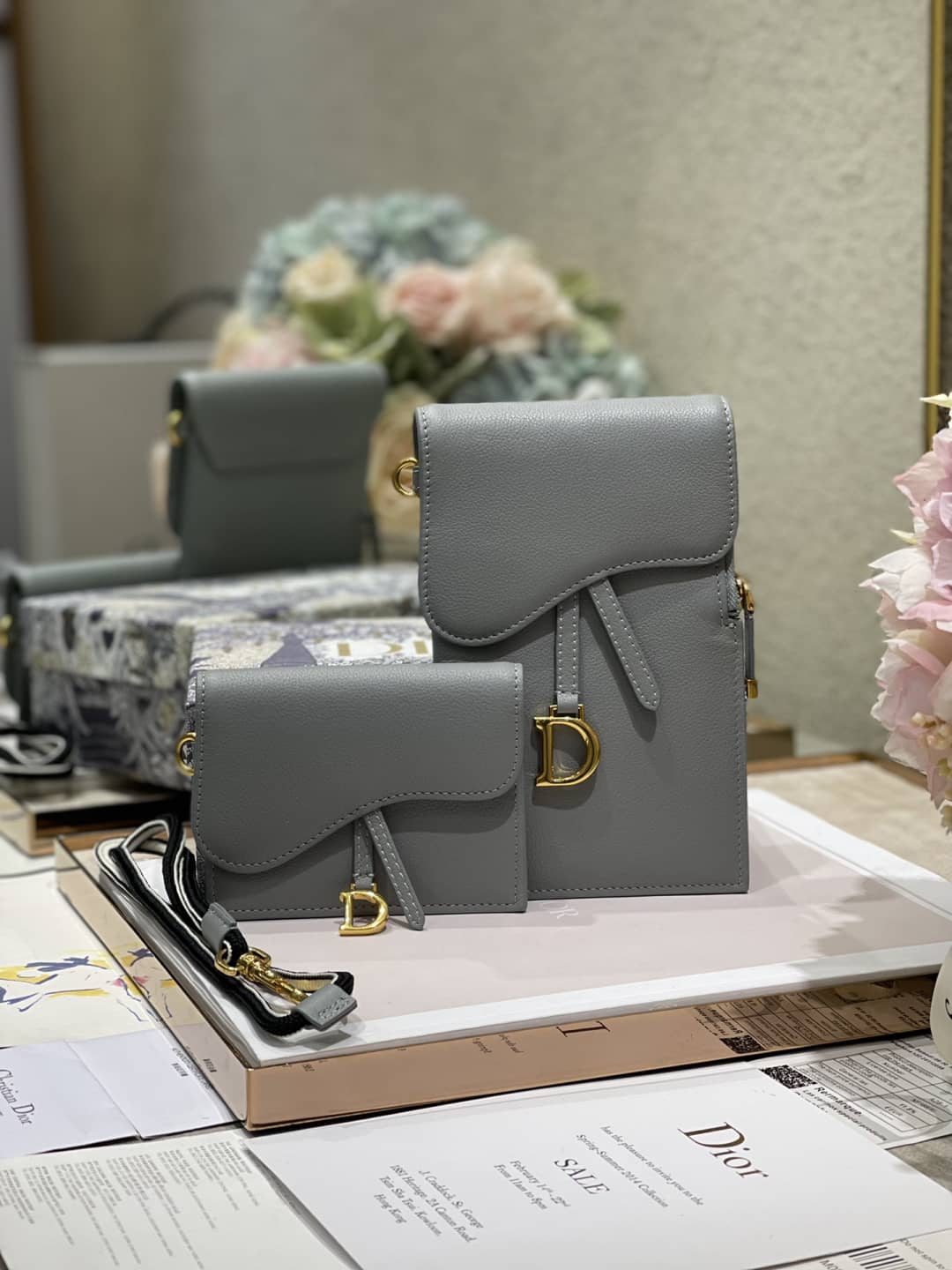 Best Replica Dior Saddle Bag Dupe Vertical Pouch - Colareps