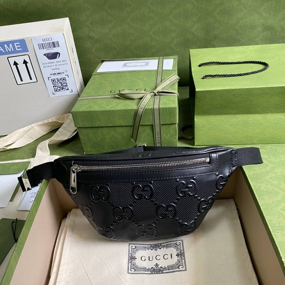 Best Replica Gucci GG Embossed Belt Bag Replica 658582 - Colareps