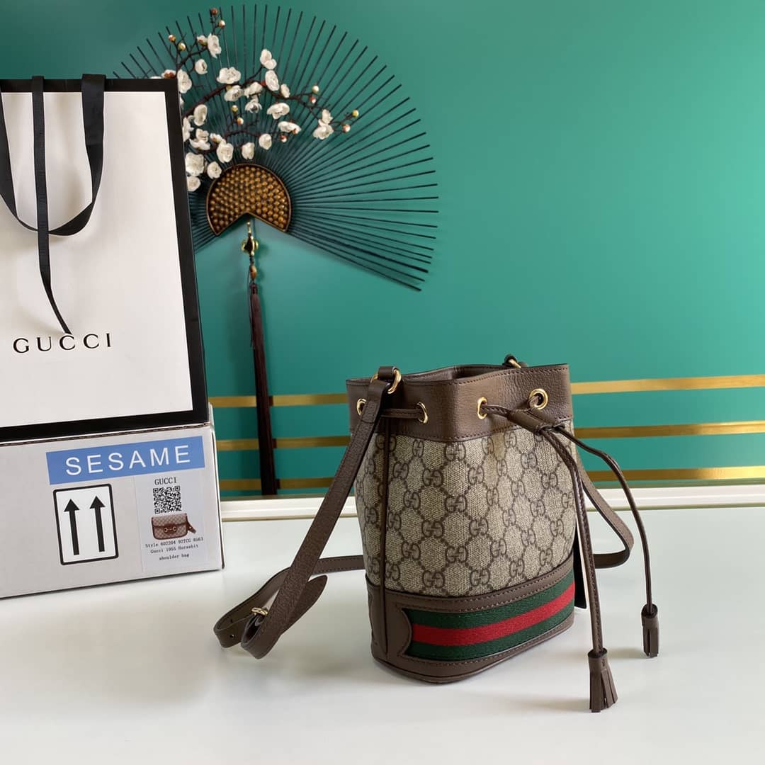 Best Replica Gucci GG Ophidia Mini Bucket Bag Replica 550620 - Colareps