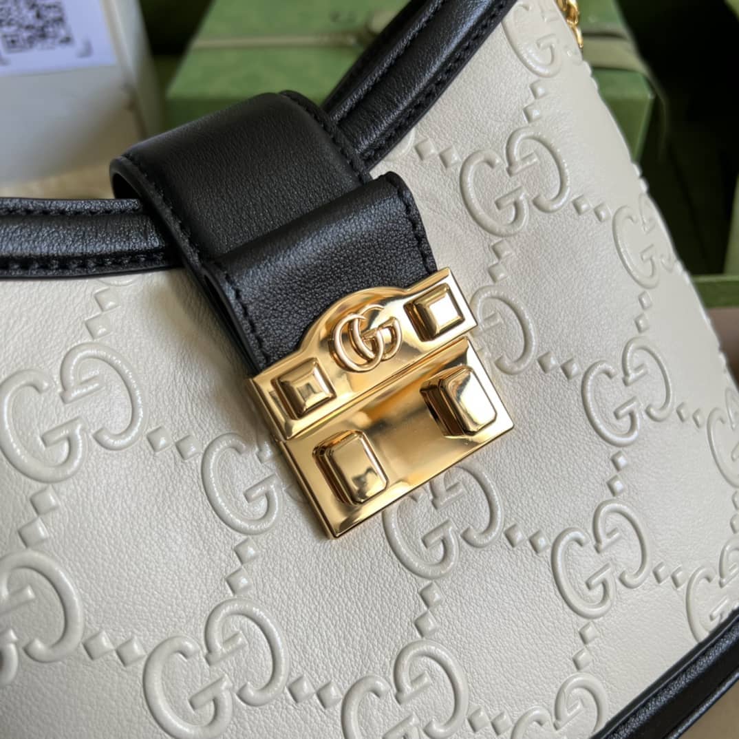 Best Replica Gucci Small GG White 675788 Replica Shoulder Bag - Colareps