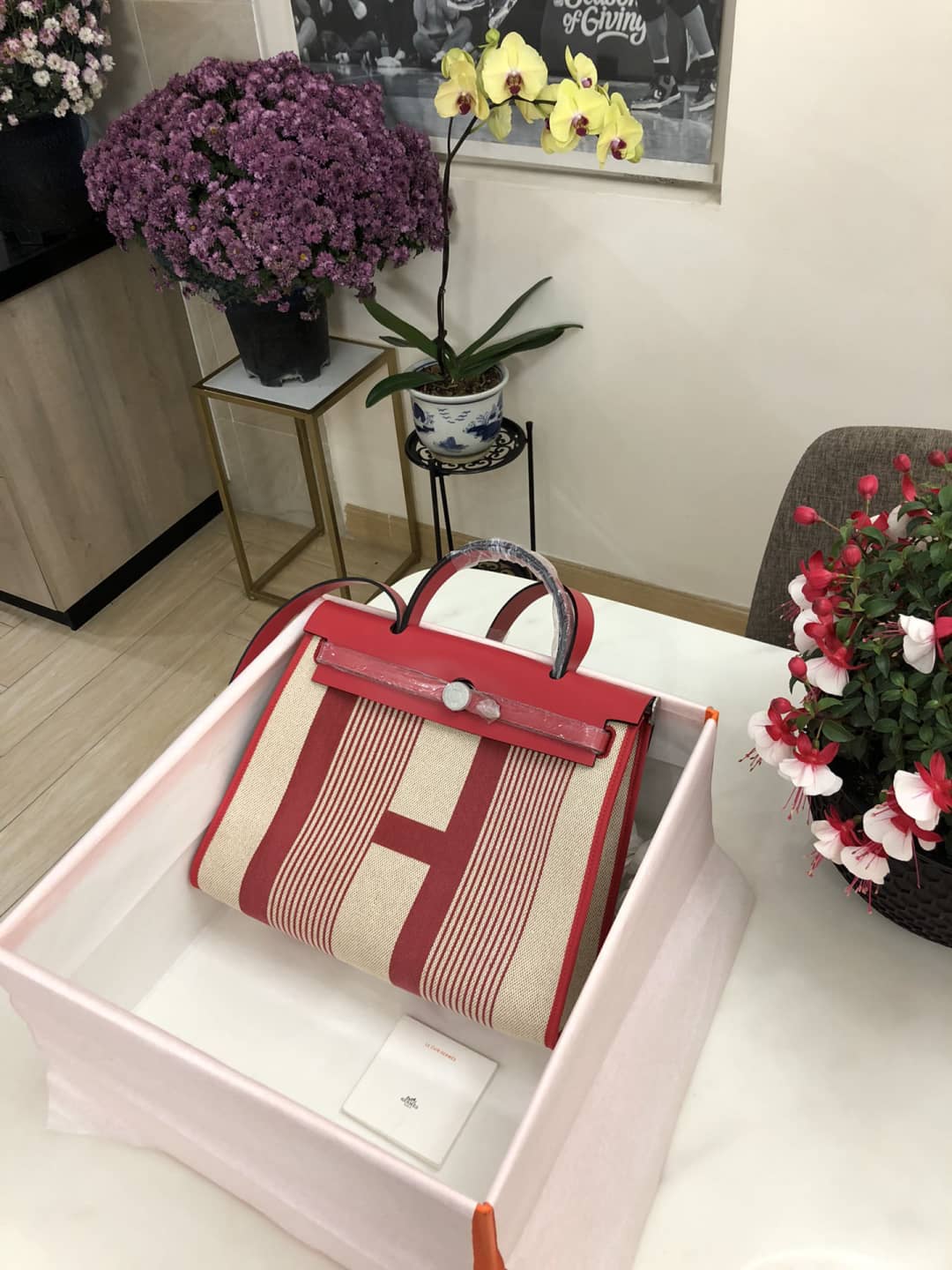 Best Replica Replica Hermes Birkin Bag 31 Canvas Leather HerBag - Colareps