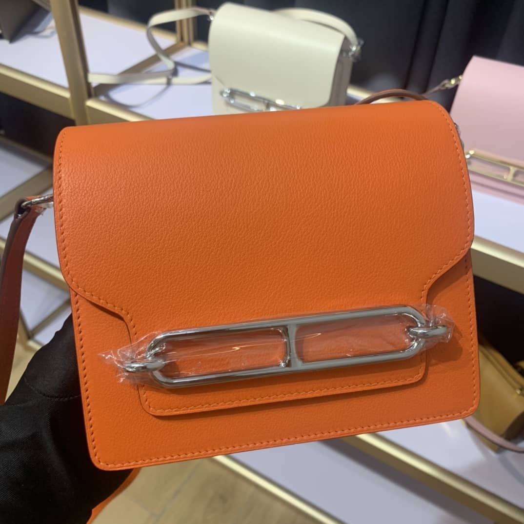 Best Replica Hermes Roulis Mini Sac Evercolor Calfskin Leather Crossbody Bag - Colareps
