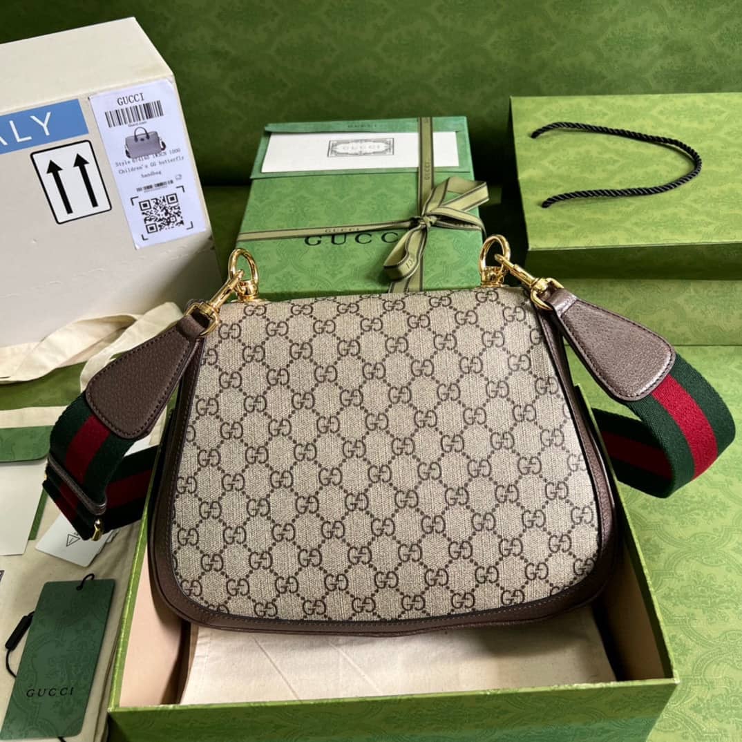 Best Replica Gucci Blondie Medium GG Supreme Canvas 699210 Replica Crossbody Bag - Colareps