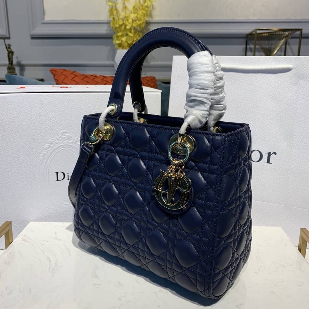 Best Replica Christian Dior Lady Dior 24CM Replica Bag - Colareps