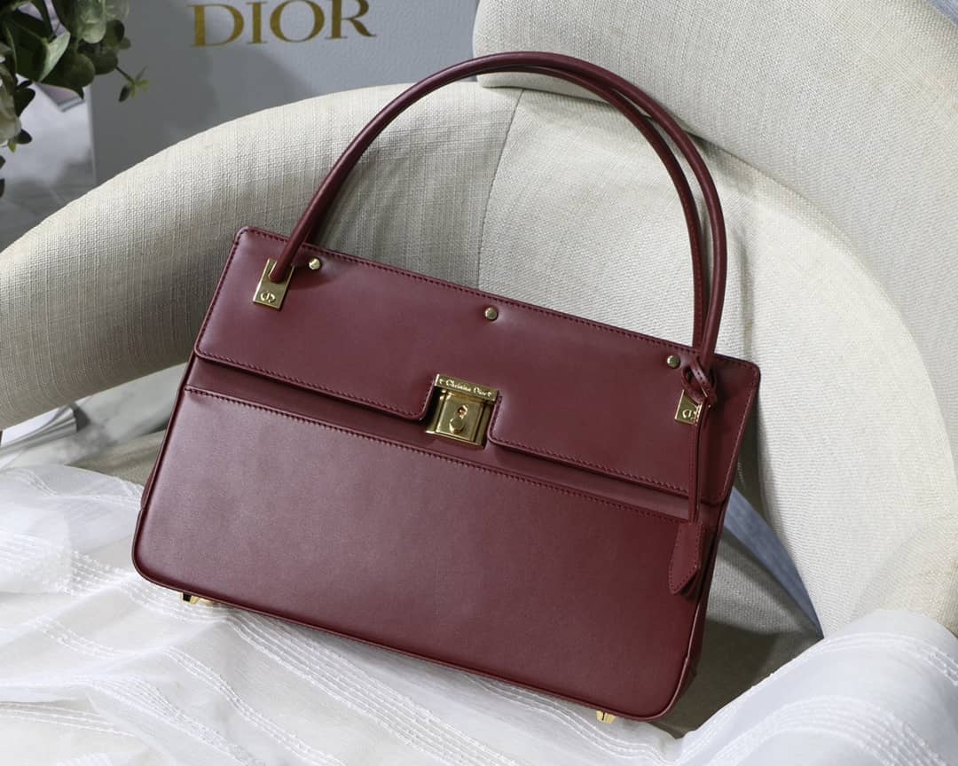 Best Replica Dior Latte Smooth Calfskin Parisienne Bag - Colareps