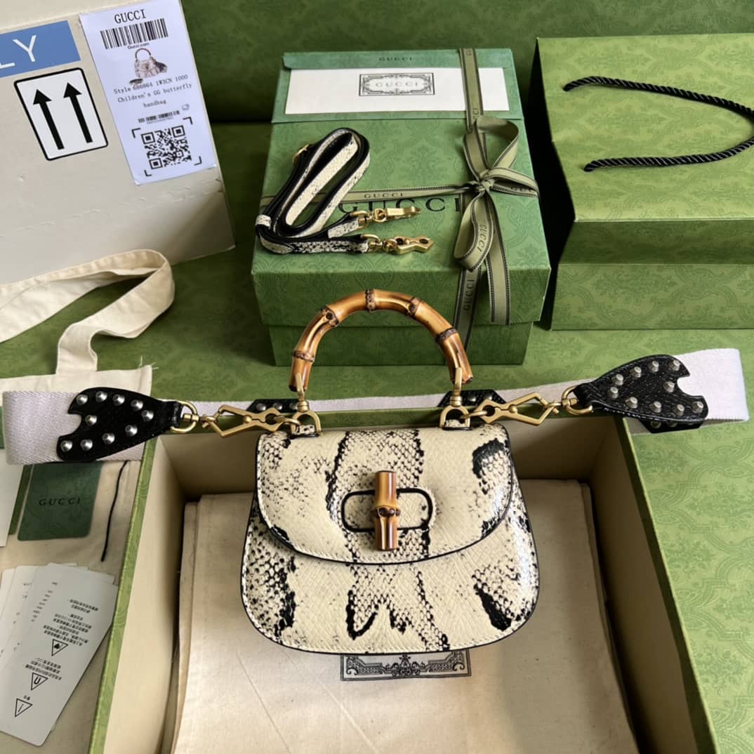 Best Replica Gucci Bamboo 1947 Mini Top Handle Shoulder Bag 686864 Replica - Colareps
