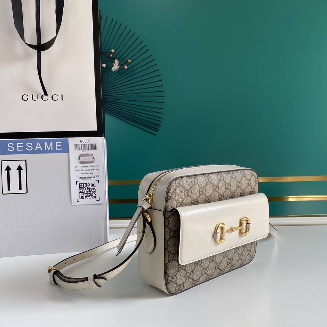Best Replica Gucci 1955 Horsebit Small Shoulder Bag Replica 645454 - Colareps