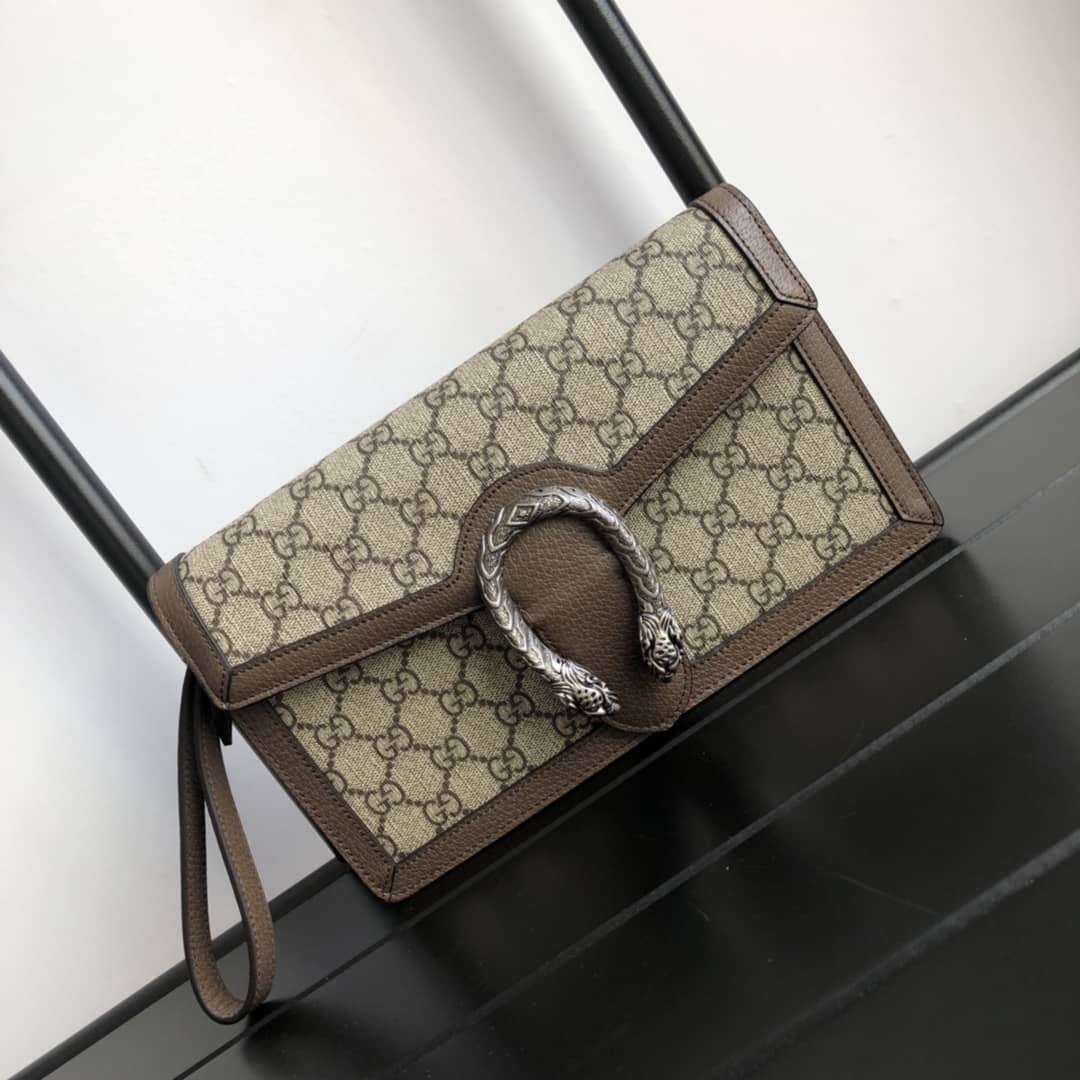 Best Replica Gucci Dionysus Clutch Supreme Canvas Bag Replica 621197 - Colareps