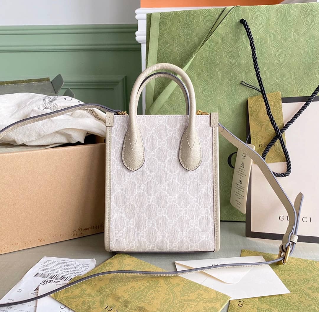 Best Replica Gucci Mini Tote With Interlocking 671623 Replica Bag - Colareps