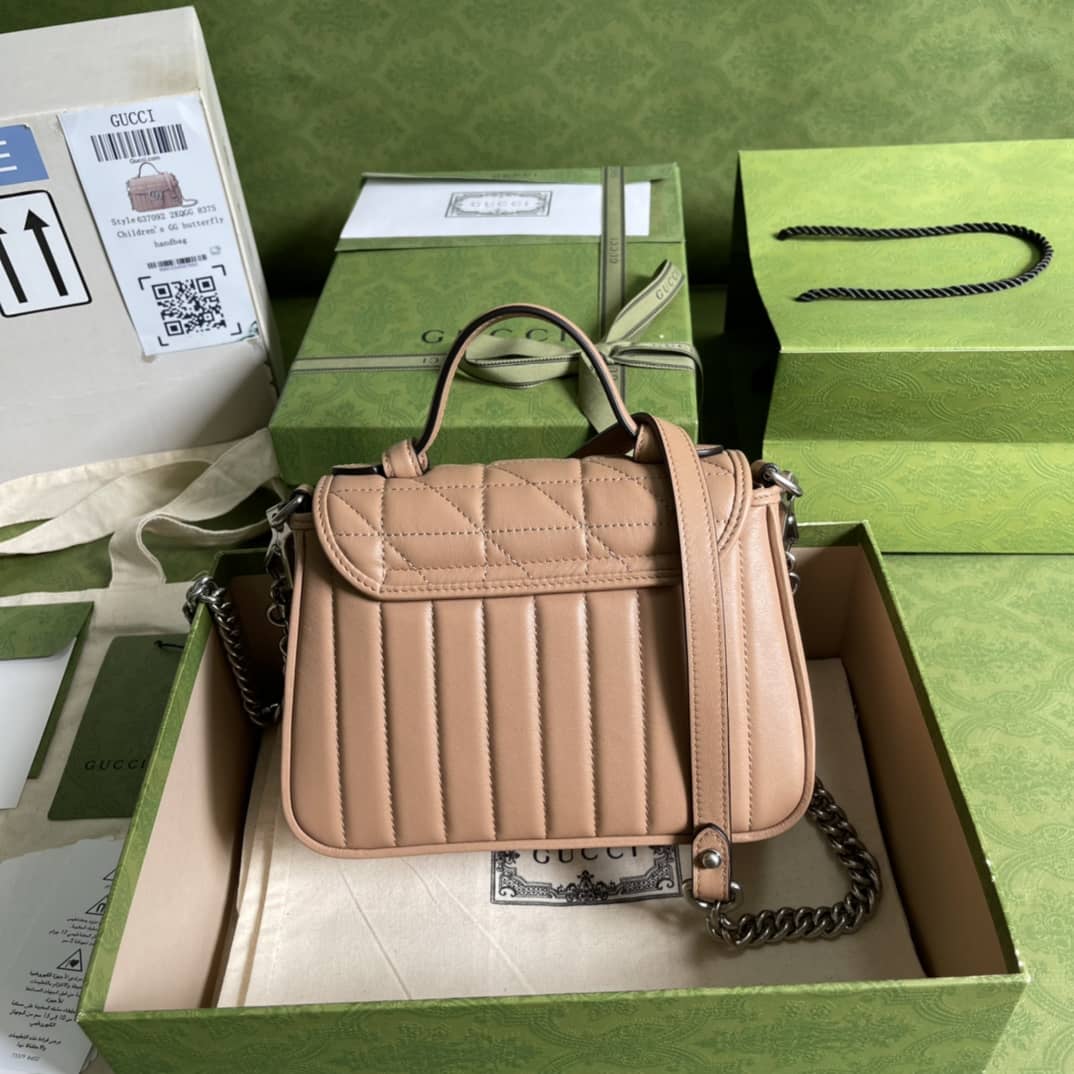 Best Replica Gucci Marmont GG Mini Top Handle Bag Replica 583571 - Colareps