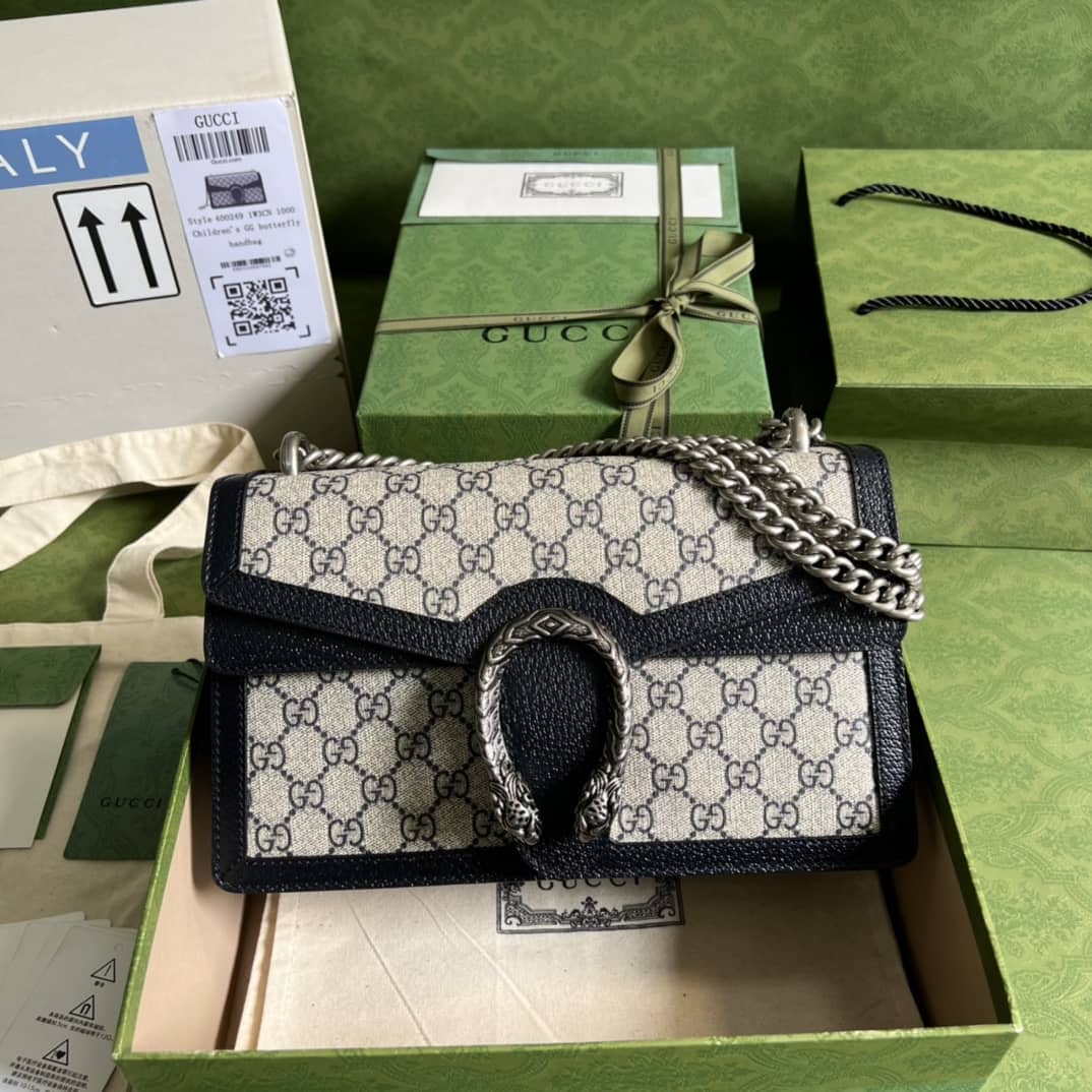 Best Replica Gucci Dionysus GG Supreme Leather 400249 Replica Crossbody Bag - Colareps