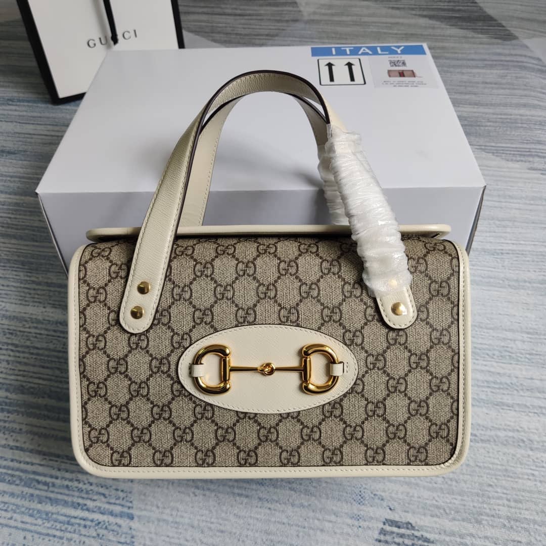 Best Replica Gucci 1955 Horsebit Small Top Handle Bag Replica 627323 - Colareps