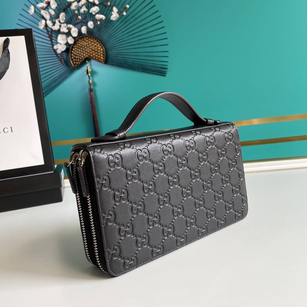 Best Replica Gucci Shima Travel Case Document Holder Long Wallet Replica 395474 - Colareps