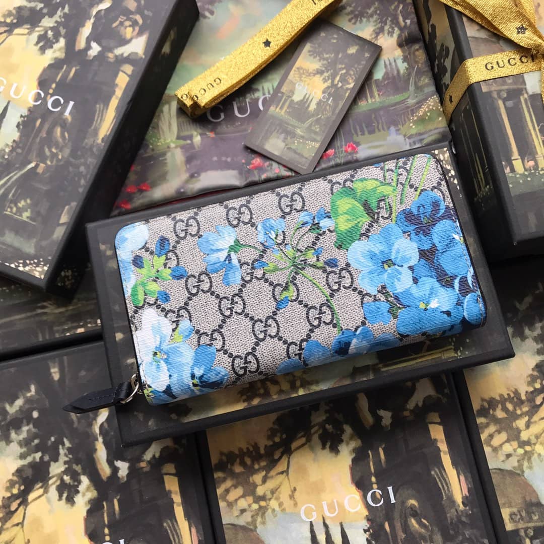 Best Replica Gucci Bloom Dupes Round Zipper Wallet 408665 - Colareps