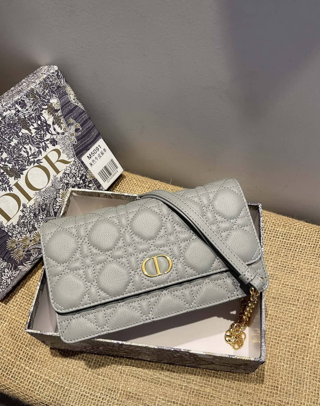 Best Replica Christian Dior Caro Chain Belt Replica Pouch - Colareps