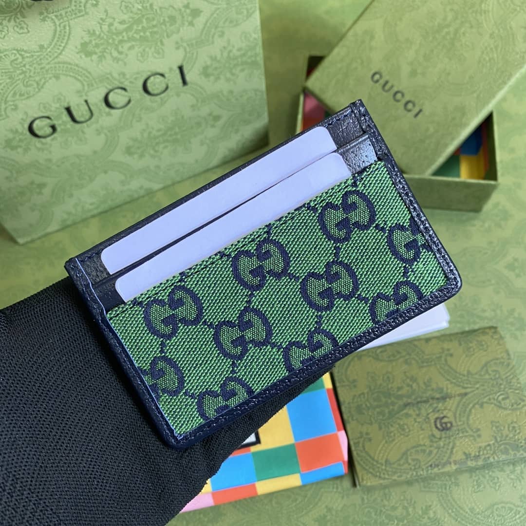 Best Replica Gucci GG Multicolor Card Case Wallet Replica 659601 - Colareps