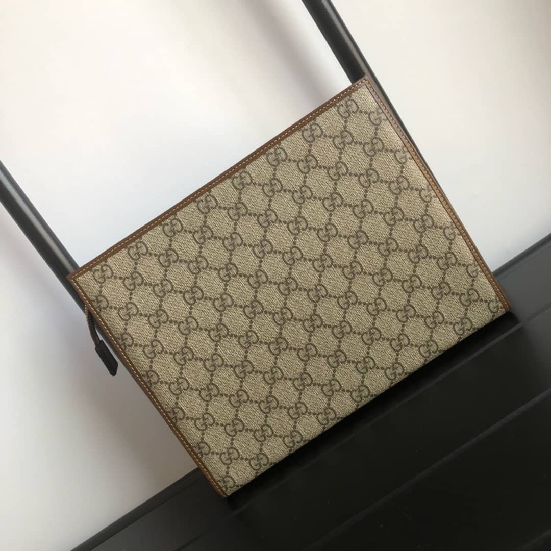 Best Replica Gucci 1955 Horsebit Pouch Replica Brown 621890 - Colareps