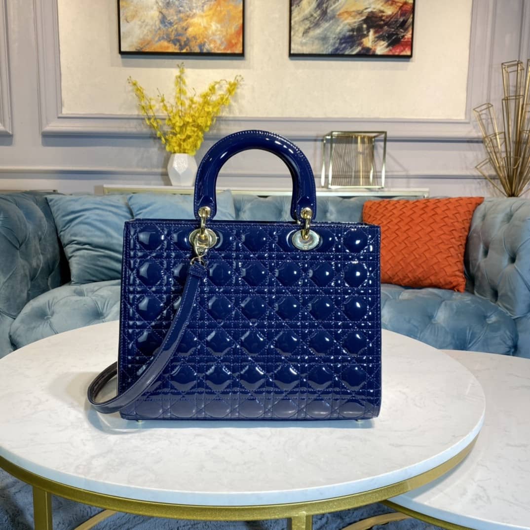 Best Replica Lady Dior Dupe 32CM Replica Bag(Cola) - Colareps