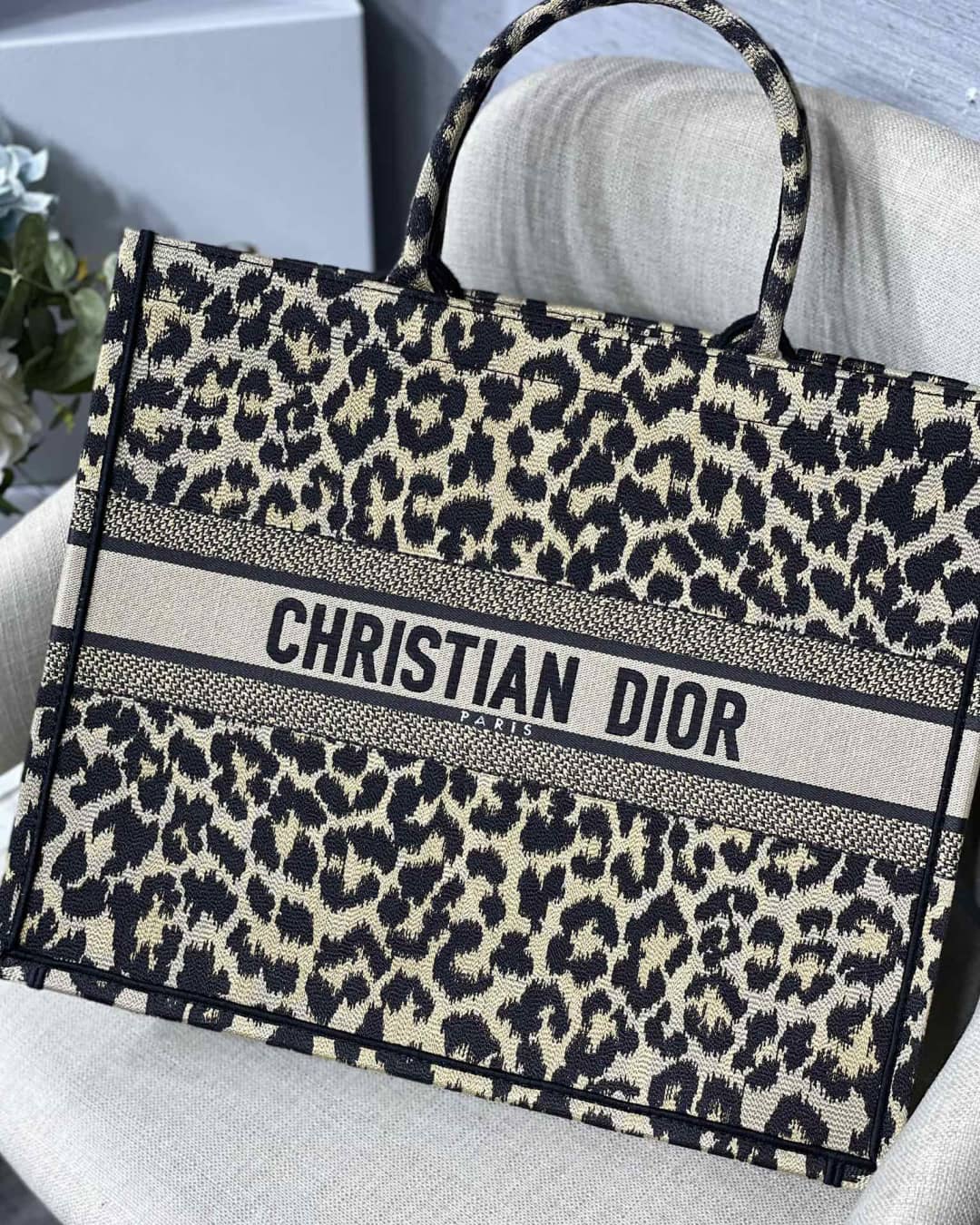 Best Replica Christian Dior Tote Bag Dupe CD Book Embroidery - Colareps