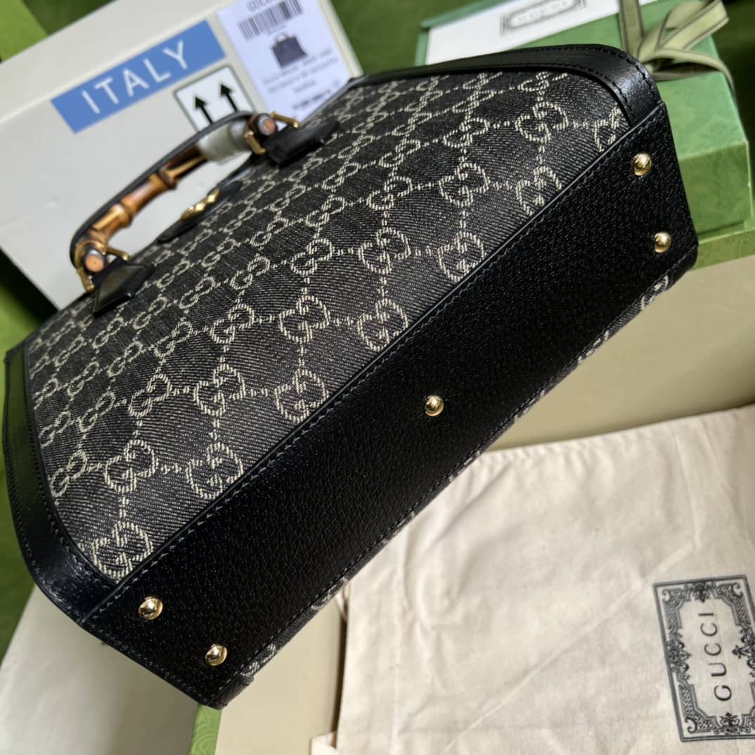 Best Replica Gucci Diana GG Small Black 660195 Replica Tote Bag - Colareps