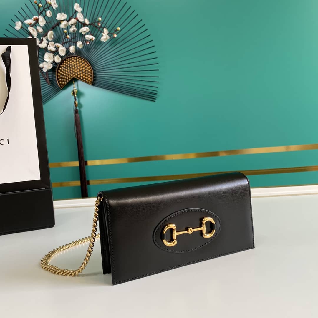 Best Replica Gucci 1955 Horsebit Chain Wallet Replica 621892 - Colareps