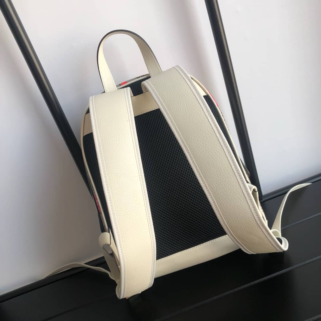 Best Replica Gucci Ophidia Flora Small GG Supreme Canvas Replica Backpack Beige 547965 - Colareps