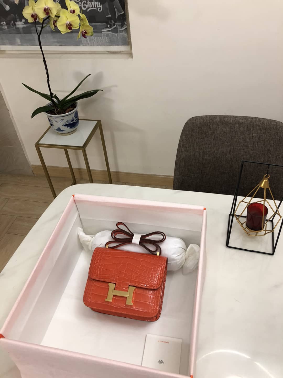 Best Replica Hermes Replica Constance 18CM Crocodile Shiny Bag - Colareps