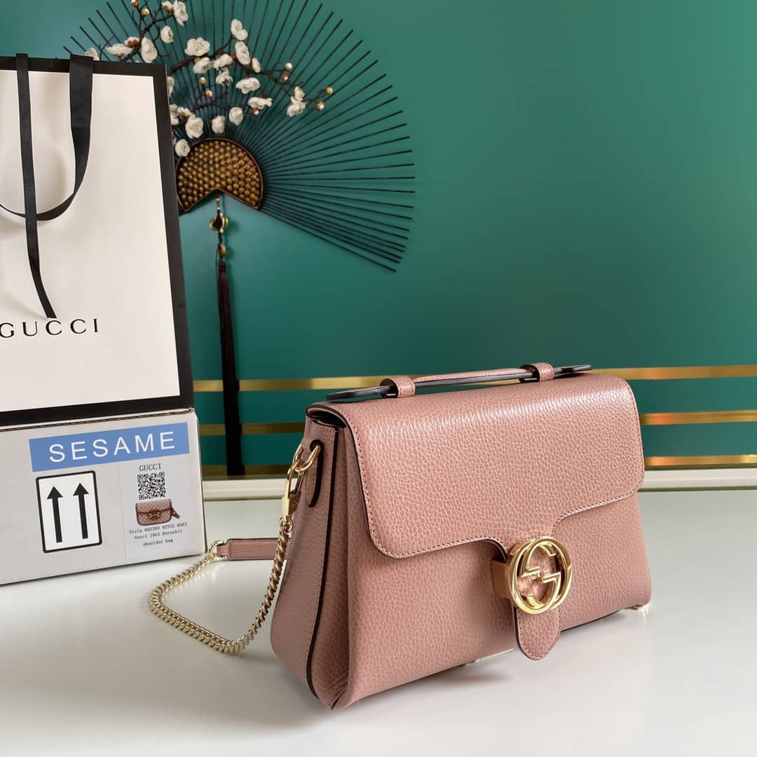 Best Replica Gucci Interlocking G Chain Shoulder Bag Replica 510302 - Colareps