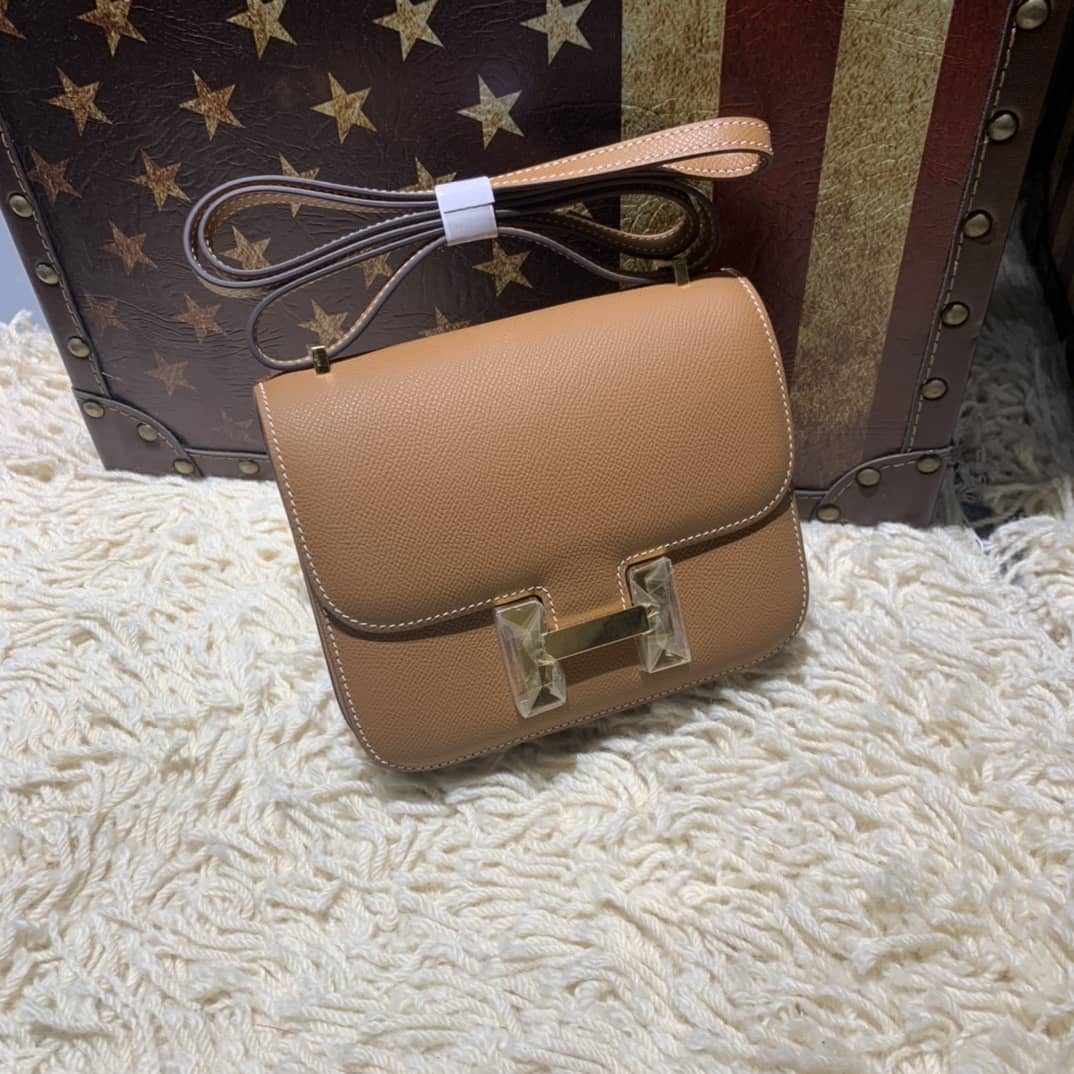 Best Replica Hermes Replica Constance Bag 18CM Epsom Leather - Colareps