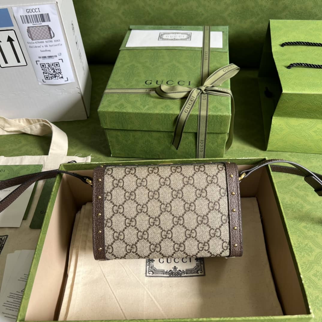 Best Replica Gucci GG Supreme Mini Bag Replica 678460 - Colareps