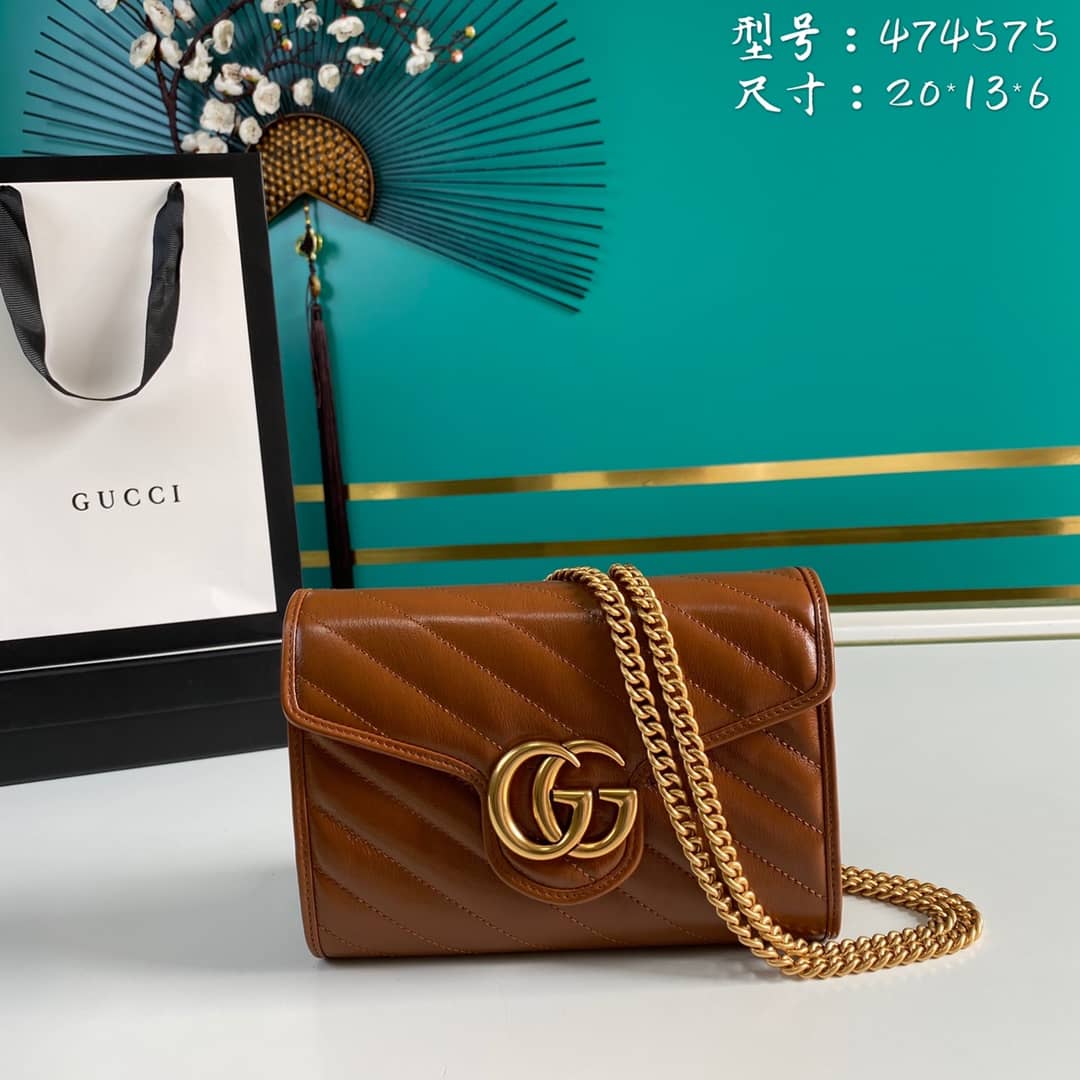 Best Replica Gucci Marmont GG Matelassé Mini Bag Replica 474575 - Colareps