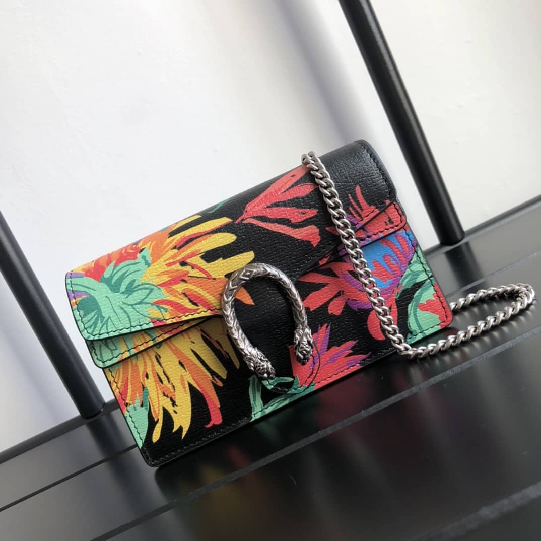 Best Replica Gucci Dionysus GG Supreme Super Mini Bag Replica Black 476432 - Colareps