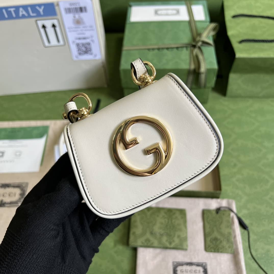 Best Replica Gucci Blondie Mini Card Case Wallet 698635 Replica Crossbody Bag - Colareps