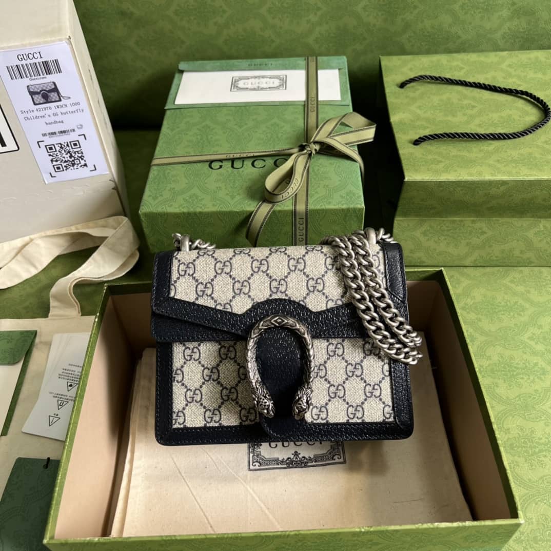Best Replica Gucci Dionysus GG Supreme Mini Chain Crossbody Bag 421970 Replica - Colareps