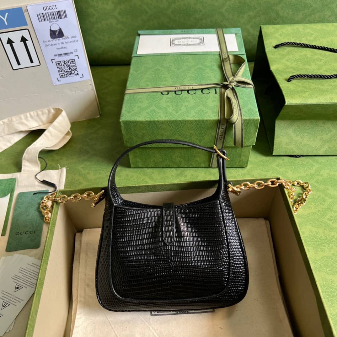 Best Replica Gucci Jackie 1961 Mini Shoulder Bag Black 675799 Replica - Colareps