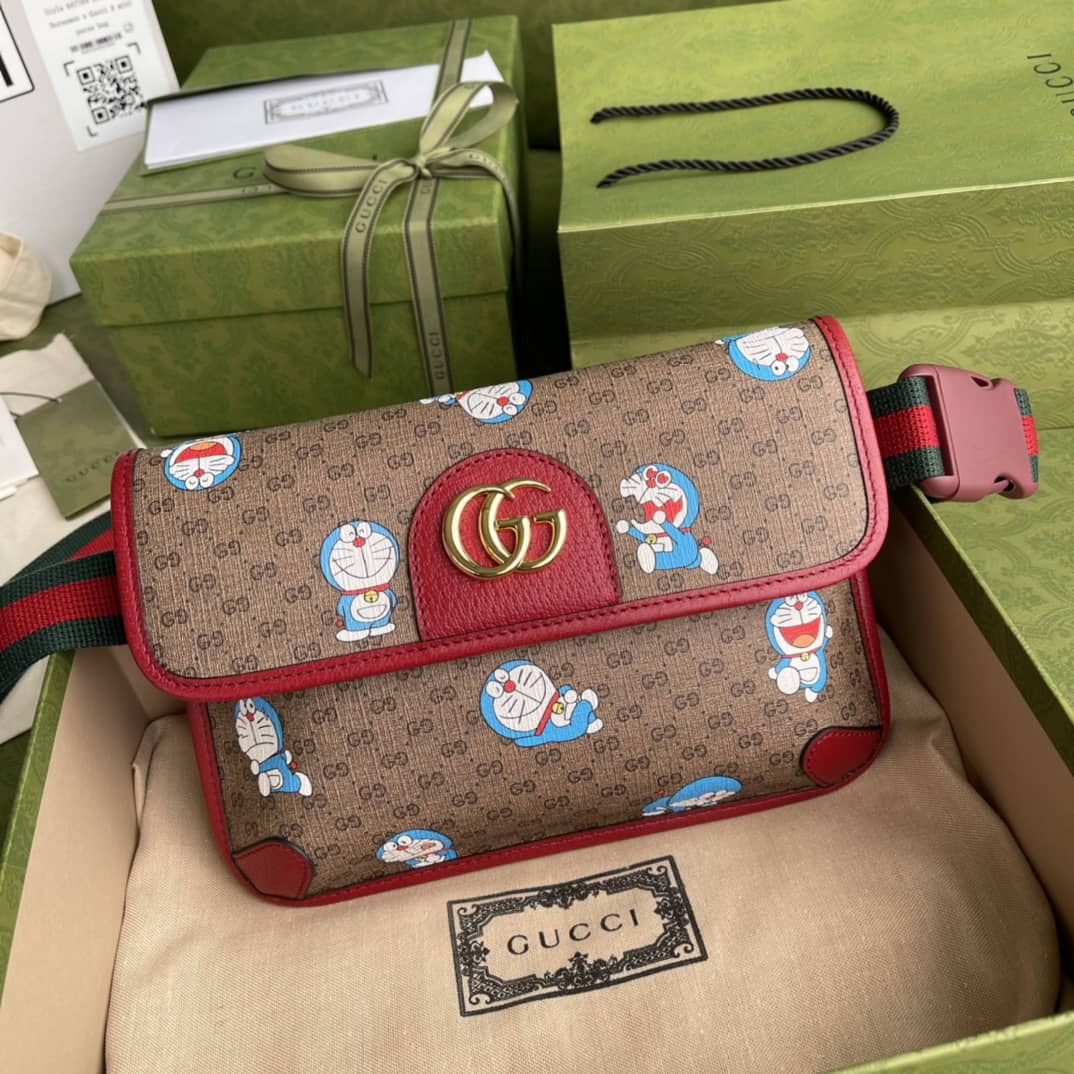 Best Replica Gucci Doraemon x Gucci Small Belt Bag Replica 647817 - Colareps